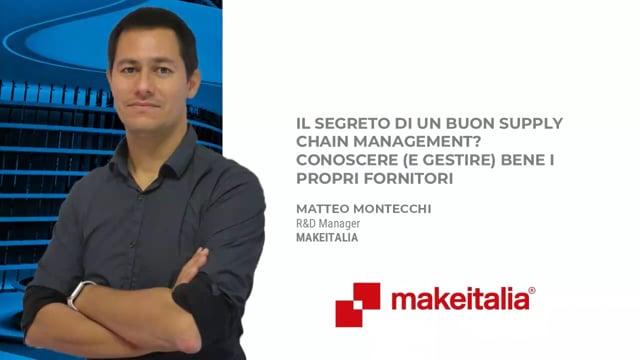 Thumbnail La comunicazione con i fornitori: strumenti per l’integrazione di dati e processi MAKEITALIA