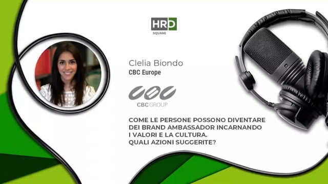 Thumbnail Diventare brand ambassador incarnando valori e cultura - CBC EUROPE