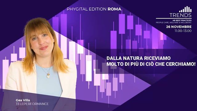 Thumbnail Dalla natura riceviamo molto di più di ciò che cerchiamo! - TELEPERFORMANCE