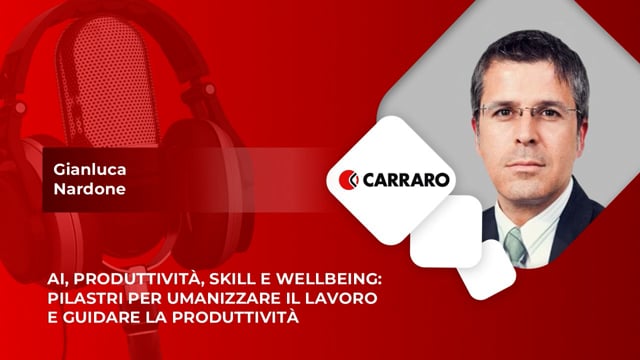 Thumbnail AI, produttività, skill e wellbeing - CARRARO