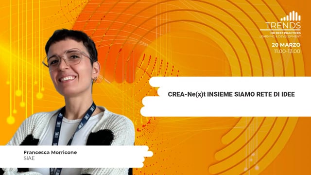 Thumbnail CREA-Ne(x)t Insieme SIAMO Rete Di Idee - SIAE