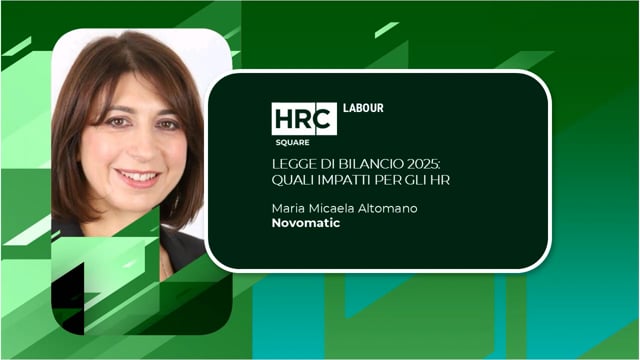 Thumbnail Legge di bilancio 2025, Quali impatti per gli HR - NOVOMATIC