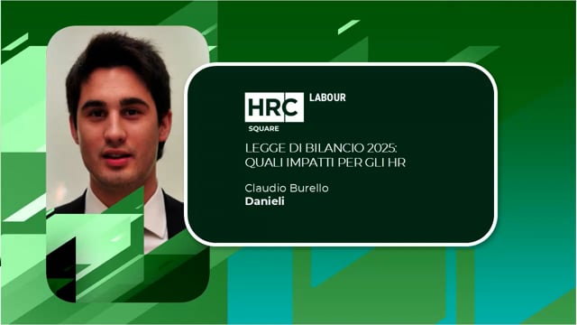Thumbnail Legge di bilancio 2025, Quali impatti per gli HR - DANIELI