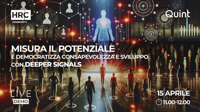 Thumbnail Misura il potenziale organizzativo e democratizza consapevolezza e sviluppo con Deeper Signals