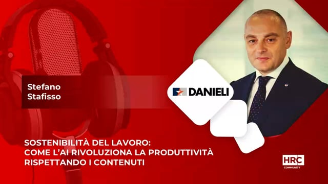 Video thumbnail for Sostenibilità del lavoro - come l’ai rivoluziona la produttività rispettando i contenuti - DANIELI