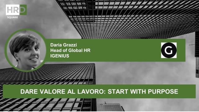 Thumbnail Dare valore al lavoro, start with purpose_IGENIUS