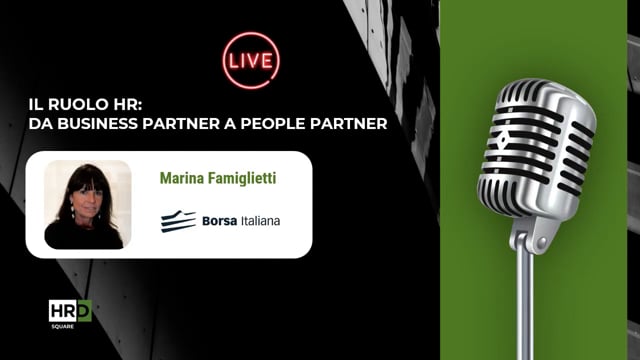 Thumbnail Il ruolo HR, da business partner a people partner BORSA ITALIANA