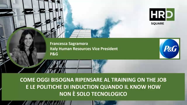 Thumbnail Training on the job e le politiche di induction P&G