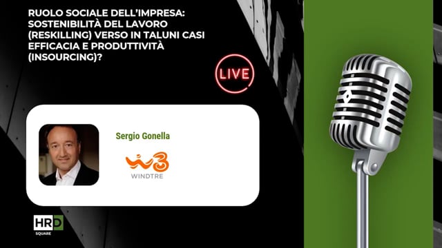 Thumbnail Ruolo sociale dell’impresa – sostenibilità e reskilling WINDTRE