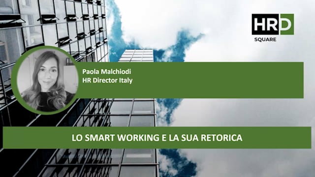 Thumbnail Lo smart working e la sua retorica