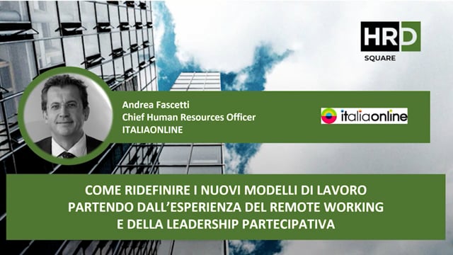 Thumbnail Ridefinire nuovi modelli di lavoro, dal remote working alla leadership partecipativa ITALIAONLINE