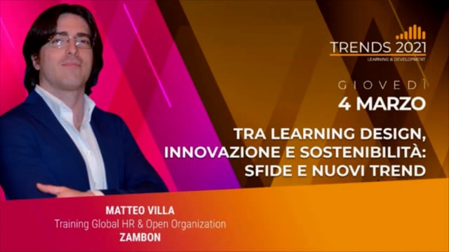 Thumbnail Tra learning design, innovazione e sostenibilità, sfide e nuovi trend ZAMBON