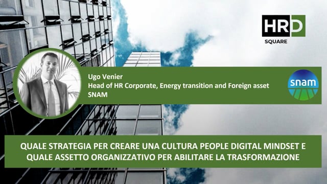 Thumbnail Quale strategia per creare una cultura people digital mindset SNAM