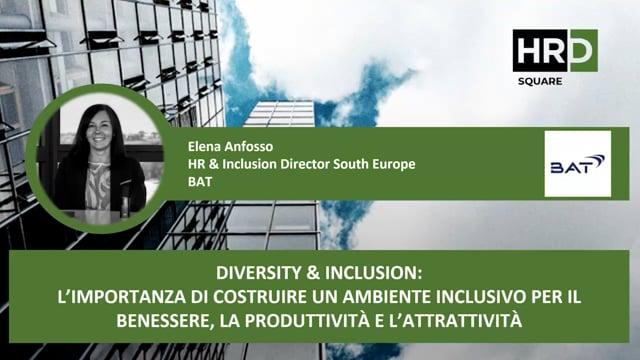 Thumbnail Diversity & Inclusion, creare un ambiente inclusivo BAT