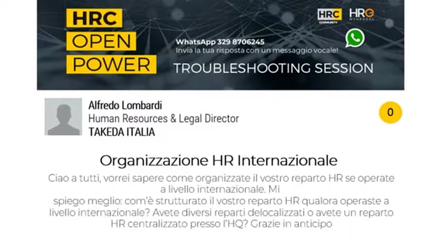 Thumbnail Salvatore Bonanno risponde su_Organizzazione HR Internazionale