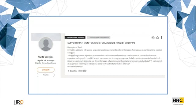 Thumbnail Supporto per monitoraggio formazioni e piani di sviluppo SIRTI