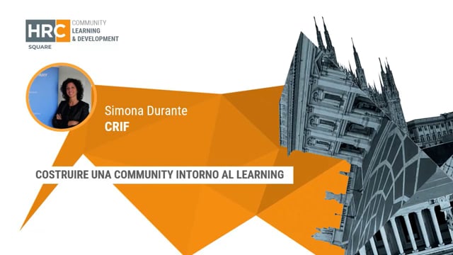 Thumbnail costruire una community intorno al learning CRIF