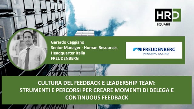 Thumbnail Cultura del feedback e leadership team FREUDENBERG