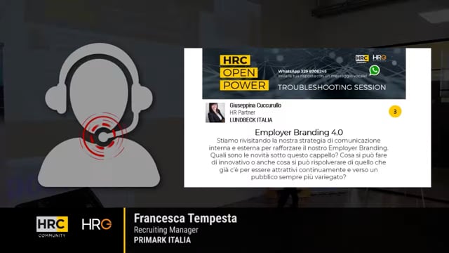 Thumbnail Francesca Tempesta risponde su EMPLOYER BRANDING 4.0 