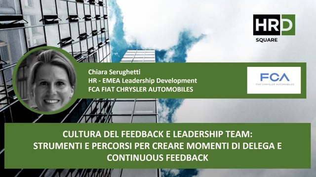Thumbnail Cultura del feedback e leadership team FCA FIAT CHRYSLER AUTOMOBILES
