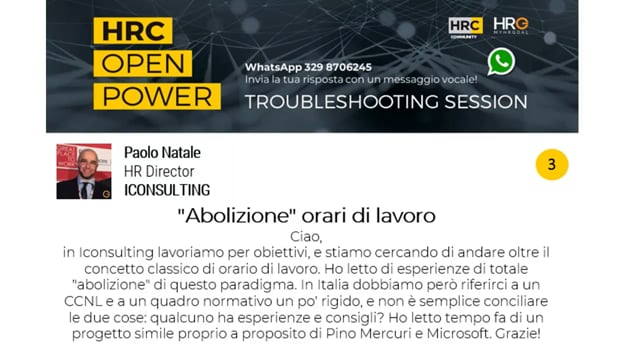 Thumbnail Sabrina Fenoglio risponde su_ABOLIZIONE ORARIO DI LAVORO