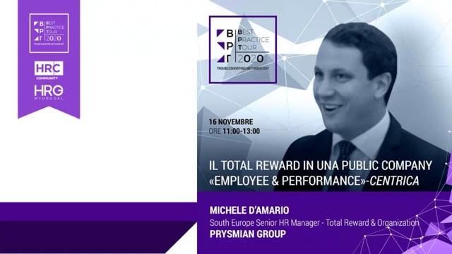 Thumbnail Il total reward in una public company «employee & performance» centrica_PRYSMIAN GROUP