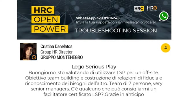 Thumbnail Roberta Lelli risponde su_Lego Serious Play
