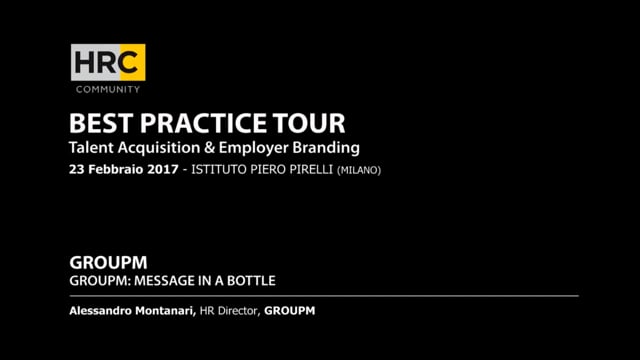 Thumbnail MESSAGE IN A BOTTLE, a New Way of Recruiting_GROUPM 