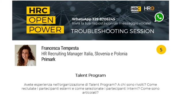 Thumbnail Claudia Mercia risponde su_Talent Program
