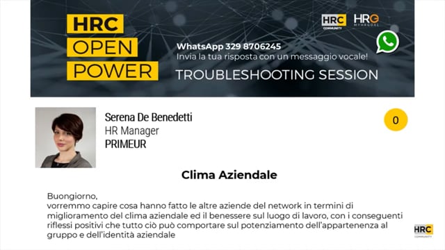 Thumbnail Giuseppina Fosca risponde su_Clima Aziendale