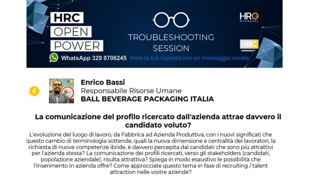 Thumbnail La comunicazione del profilo ricercato dall'azienda_SIEMENS