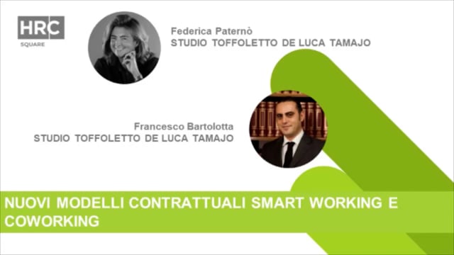 Thumbnail Nuovi modelli contrattuali smart working e coworking_TOFFOLETTO DE LUCA TAMAJO