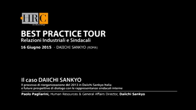 Thumbnail Il processo di riorganizzazione del 2013 in Daiichi-Sankyo Italia e future prospettive di dialogo_Daiichi-Sankyo Italia