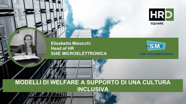 Thumbnail Modelli di welfare per una cultura inclusiva SIAE MICROELETTRONICA