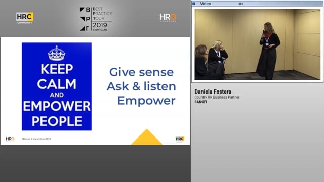 Thumbnail ESSERE PROTAGONISTI NEL CAMBIAMENTO_Daniela Fostera_SANOFI