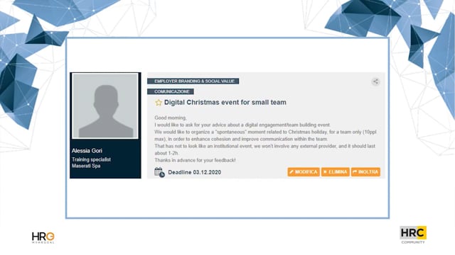 Thumbnail Digital Christmas event for small team_POLICLINICO GEMELLI