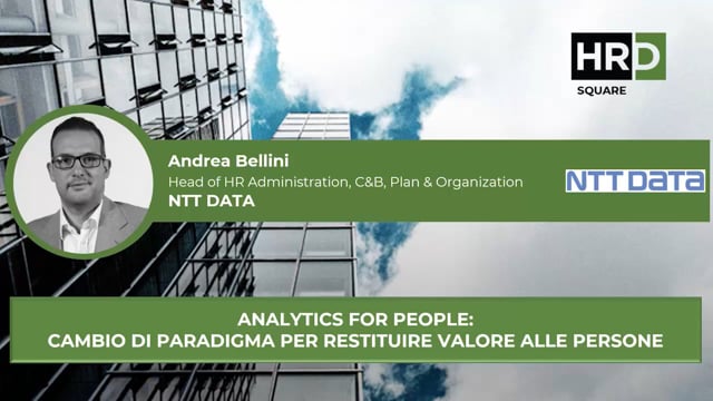 Thumbnail Analytics for people Cambio di paradigma per restituire valore alle persone NTT DATA