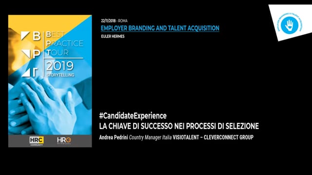 Thumbnail Candidate Experience – LA CHIAVE DI SUCCESSO NEI PROCESSI DI SELEZIONE_VISIOTALENT