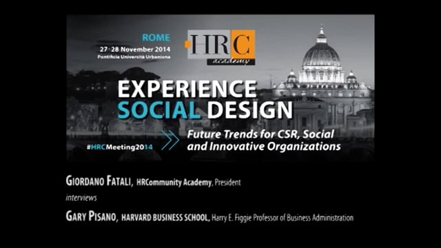 Thumbnail  Exclusive Interview for HRC: Gary Pisano #HRCmeeting2014