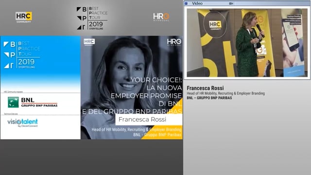 Thumbnail YOUR CHOICE!: LA NUOVA EMPLOYER PROMISE DI BNL E DEL GRUPPO BNP PARIBAS_Francesca Rossi