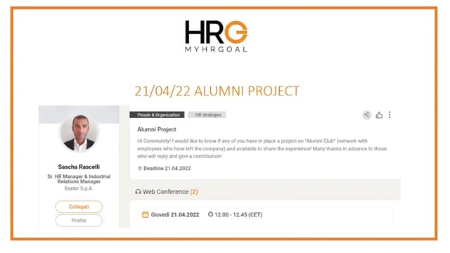 Thumbnail WebCall MyHRGoal - Alumni Project