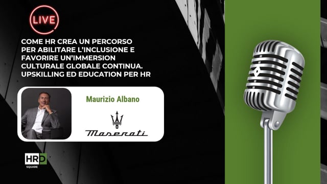 Thumbnail Inclusion, cultura global, upskilling e education MASERATI