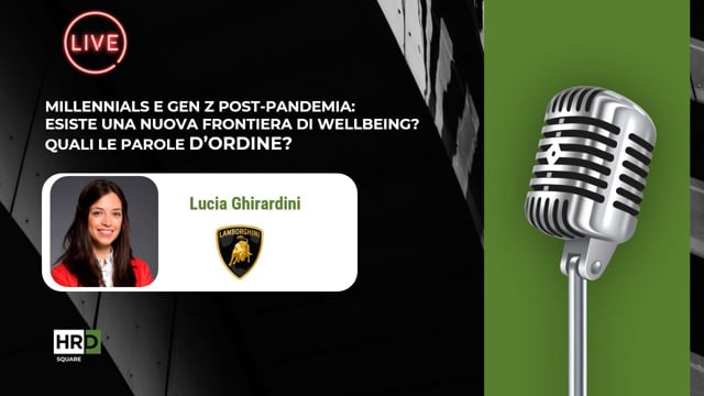 Thumbnail Wellbeing per Millennials e GenZ LAMBORGHINI