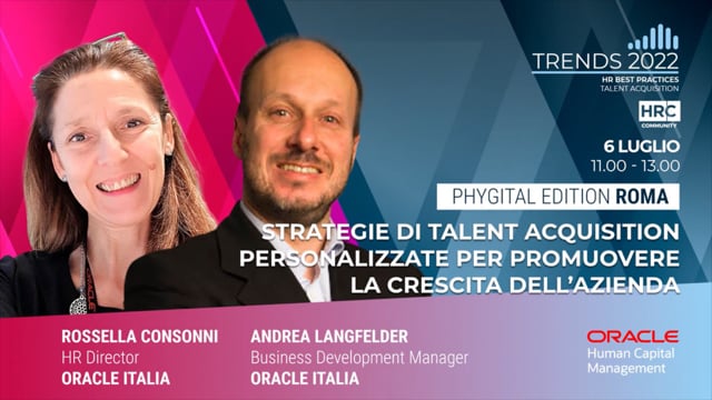 Thumbnail Strategie di talent acquisition personalizzate per promuovere la crescita dell’azienda ORACLE ITALIA