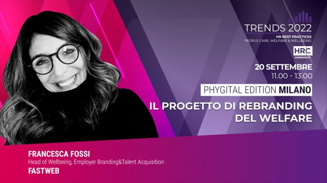 Thumbnail Il progetto di rebranding del welfare FASTWEB