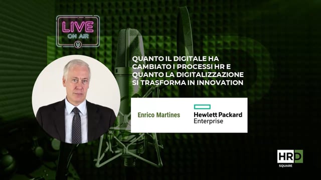 Thumbnail Digital e processi HR HEWLETT PACKARD ENTERPRISE