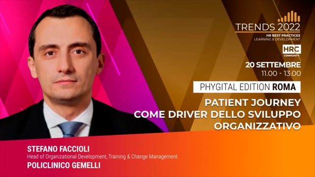 Thumbnail Patient journey come driver dello sviluppo organizzativo POLICLINICO GEMELLI