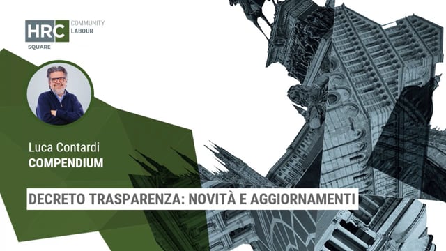 Thumbnail Decreto trasparenza - novità e aggiornamenti COMPENDIUM