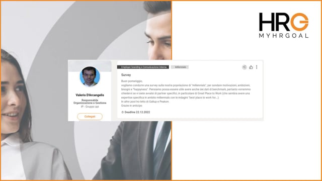 Thumbnail WebCall MyHRGoal Survey popolazione Millennial