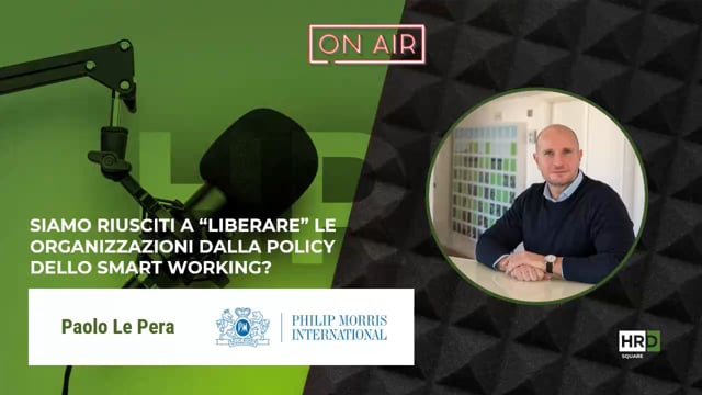 Thumbnail Policy smart working PHILIP MORRIS INTERNATIONAL